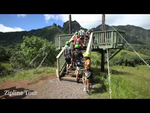 Zipline Tour at Kualoa Ranch