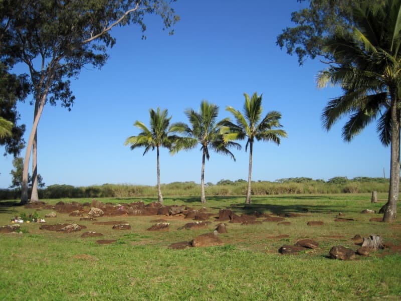 Central stones at Kūkaniloko Birthstones State Monument