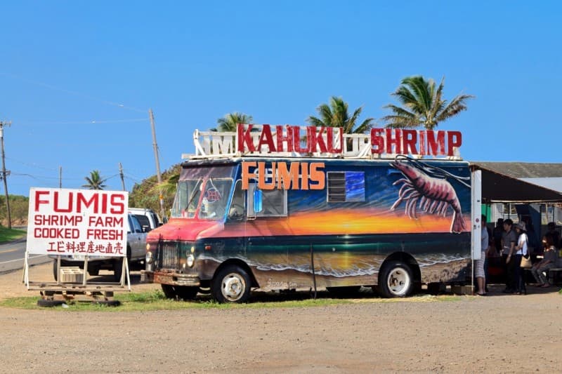 fumis shrimp truck on Oahu