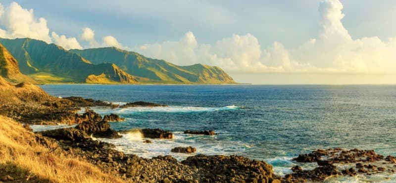 Sunset at Ka‘ena point