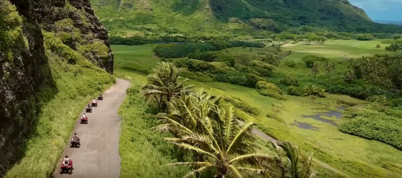 ATV tour at Kualoa Ranch, Oahu, Hawai‘i