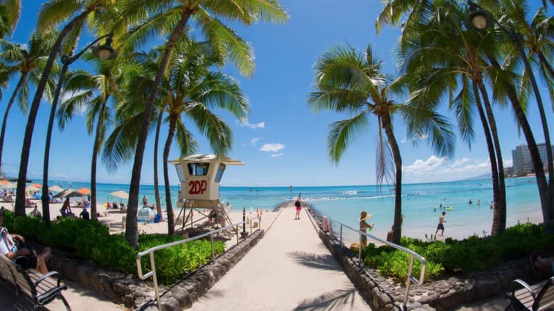Kuhio beach entrance